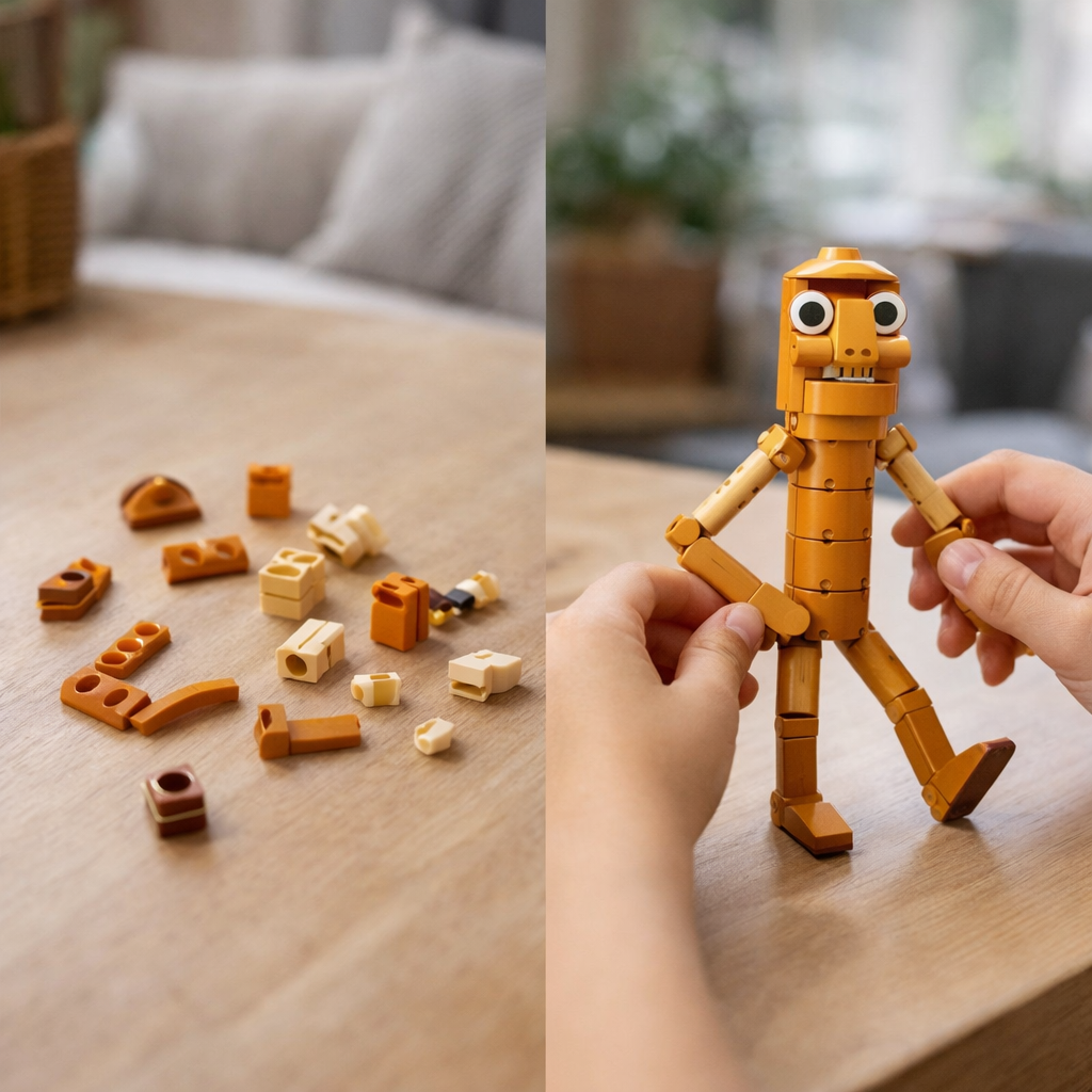 Caja sorpresa Legos Edición Brainrots Italianos Encastrables