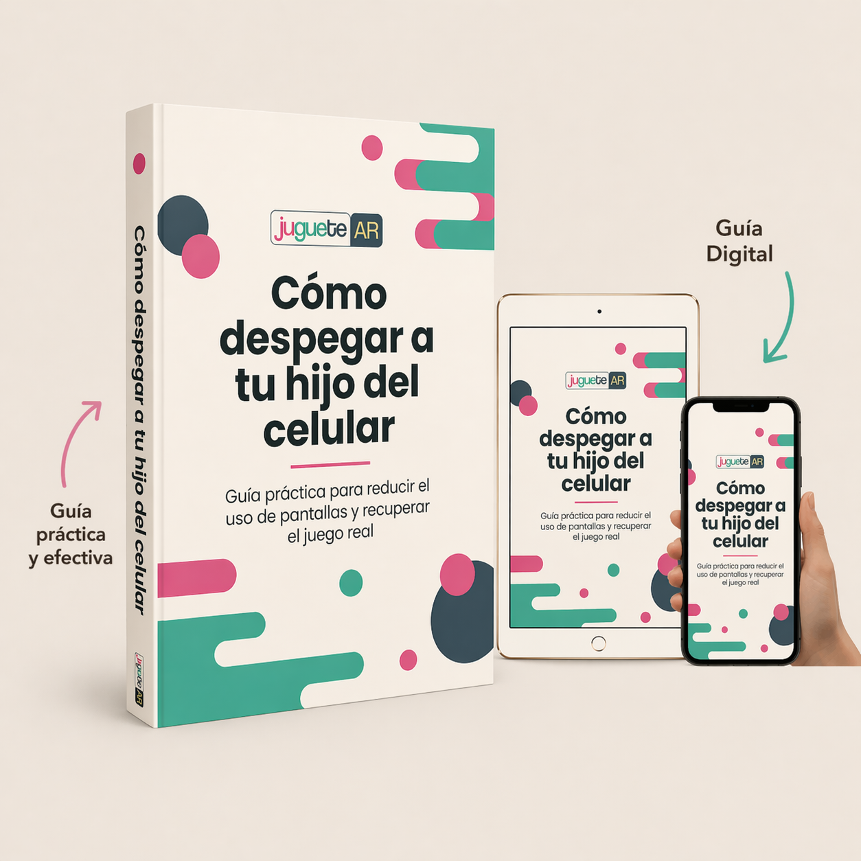 Guía práctica "Cómo despegar a tu hijo del celular"