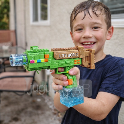 PISTOLA AUTOMÁTICA DE AGUA TIPO MINECRAFT