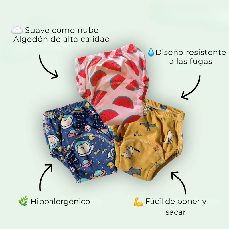 Calzoncito de aprendizaje para ir al baño