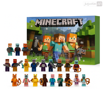 ESPECIAL NAVIDAD | BLOQUES MAGNETICOS + CALENDARIO ADVIENTO MINECRAFT