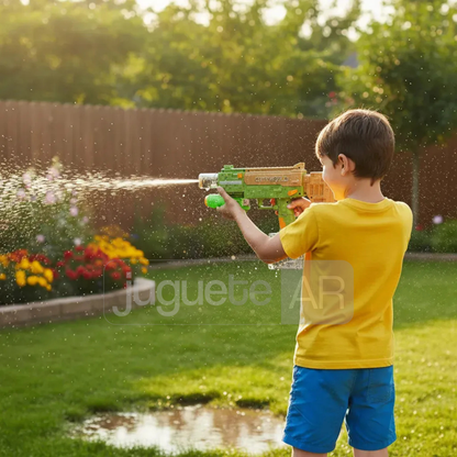 PISTOLA AUTOMÁTICA DE AGUA TIPO MINECRAFT