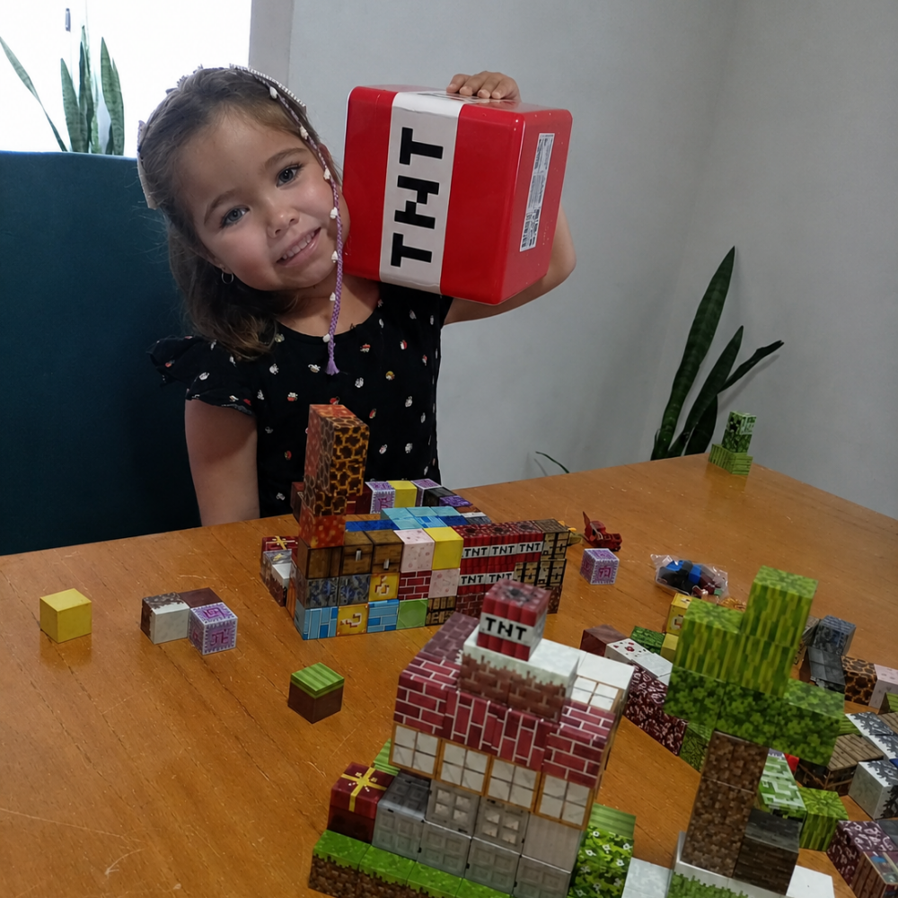 BLOQUES MAGNÉTICOS DE MINECRAFT