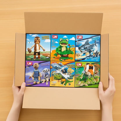 Caja sorpresa Legos Edición Brainrots Italianos Encastrables