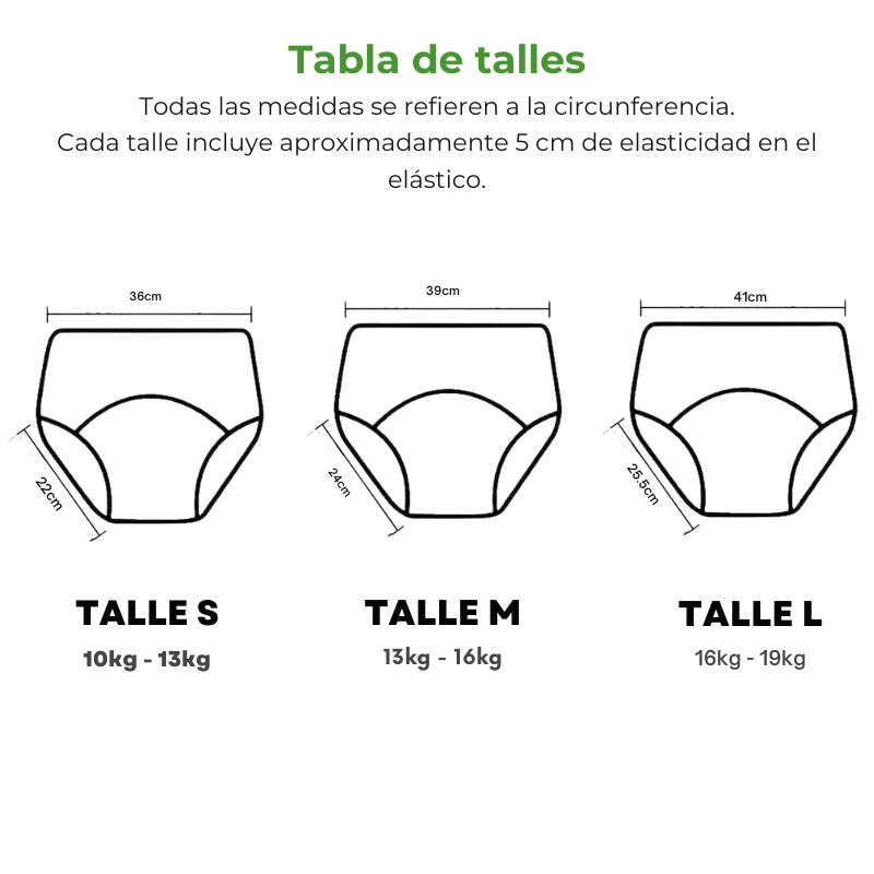 Calzoncito de aprendizaje para ir al baño