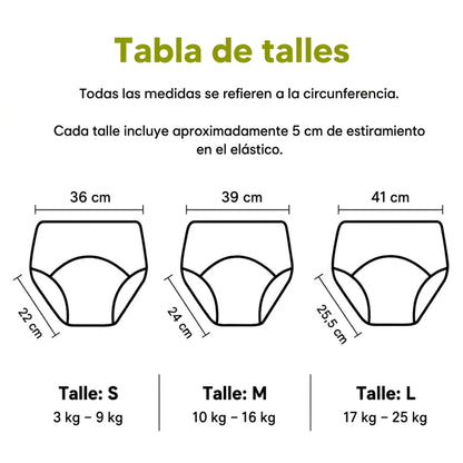 Calzoncito de aprendizaje para ir al baño